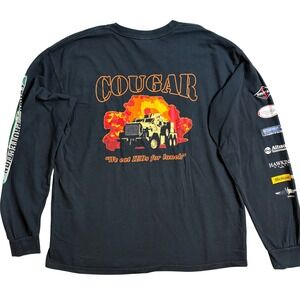 VTG  Cougar Force Protection T-Shirt Men's XL Military Vehicle 4-Sider